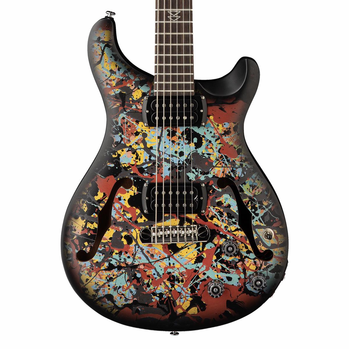 PRS SE ES Ed Sheeran Cosmic Splash Hollowbody I Baritone w/bag