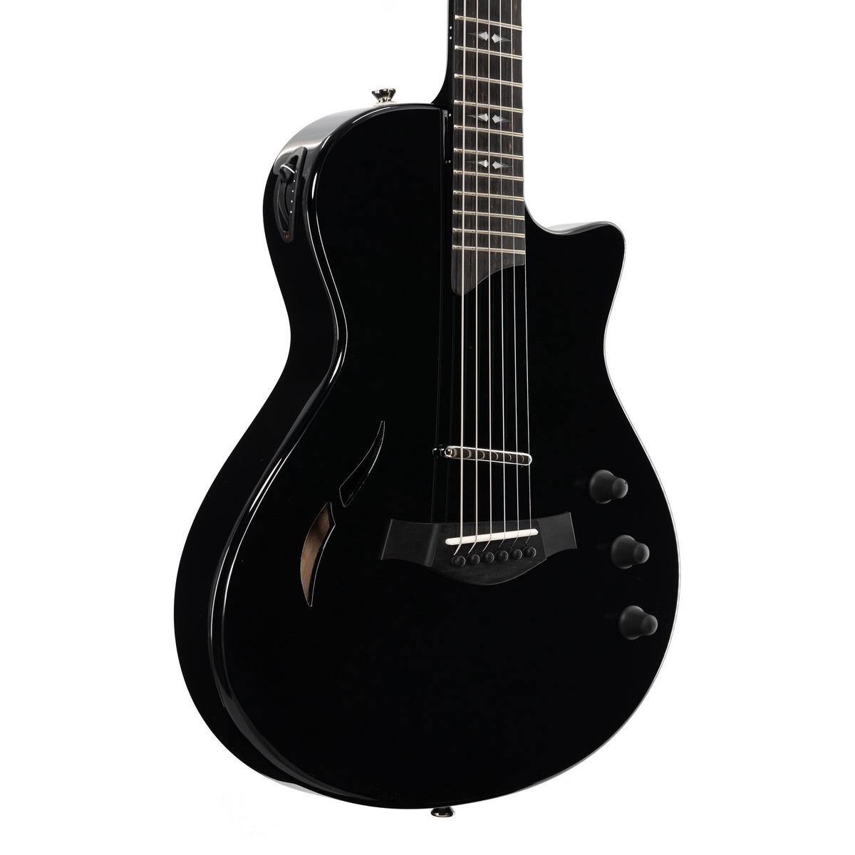 Taylor "Factory-Demo" T5z Pro Hollow-Body Electric-Acoustic Guitar w/ Armrest - Black | 3118
