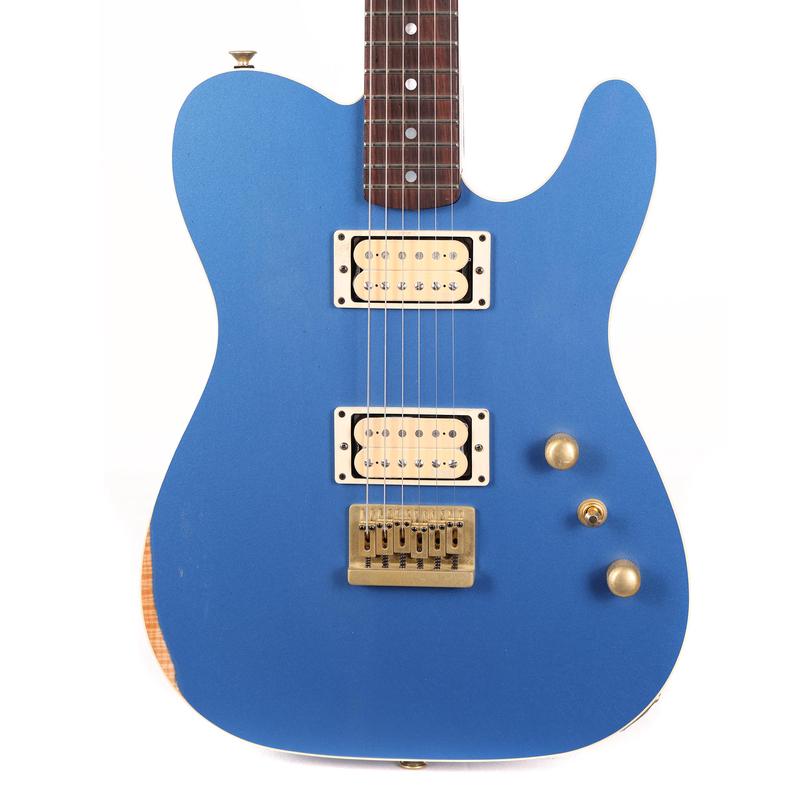 Charvel Custom Shop Style 2 Nitro Aged Lake Placid Blue Relic Used