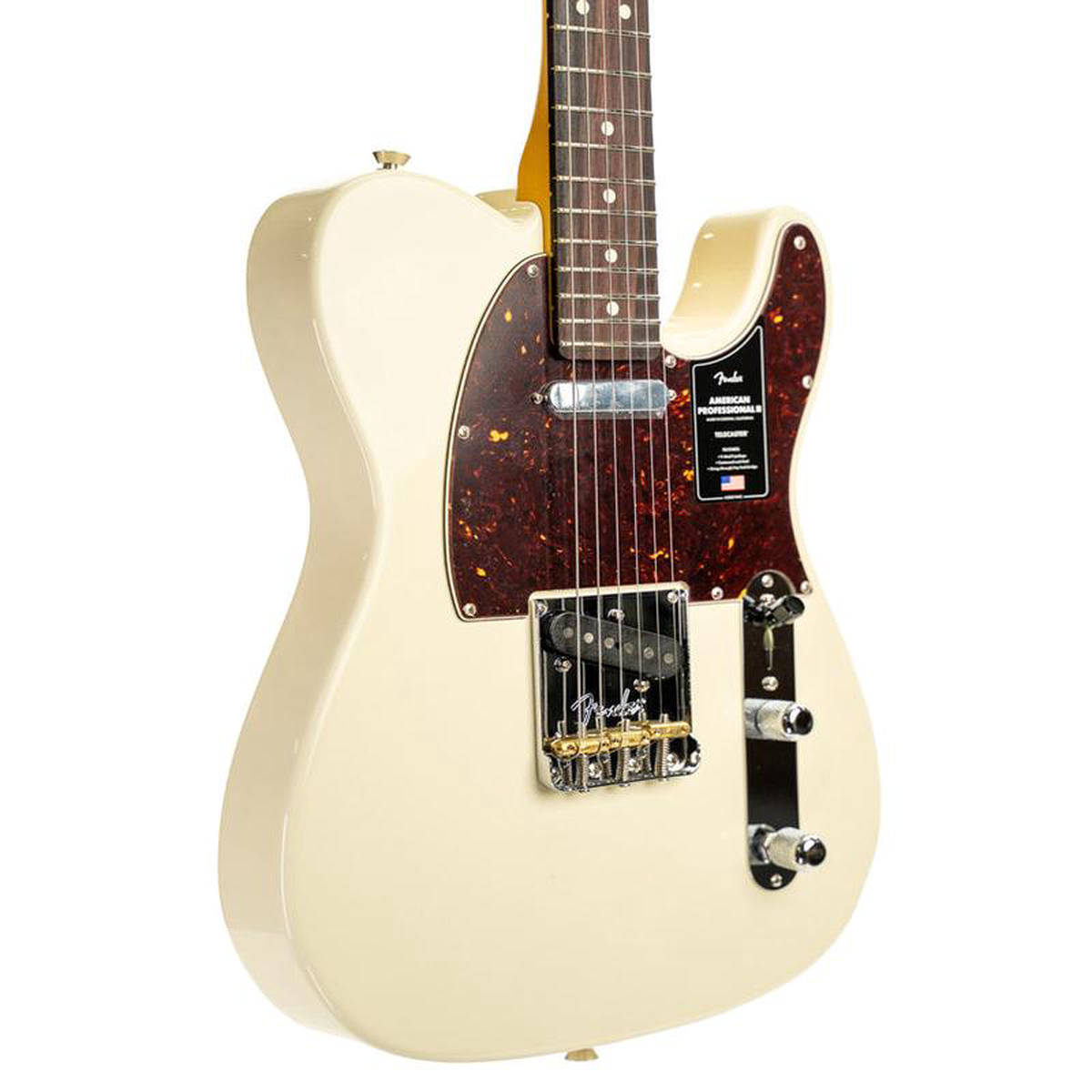 Fender American Professional II Telecaster Electric Guitar  Olympic White