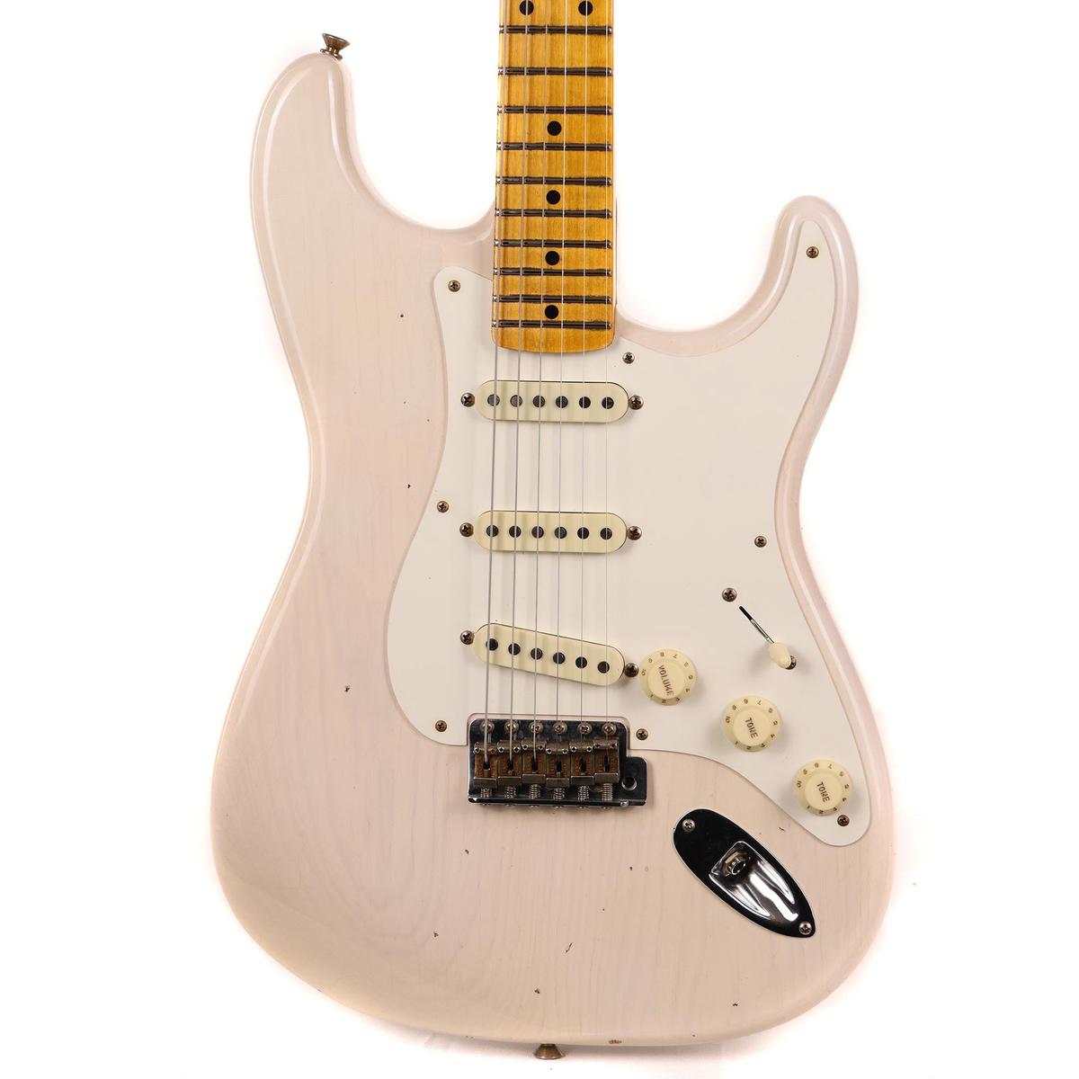 Fender Custom Shop Limited Edition 1957 Stratocaster Journeyman Relic Aged White Blonde 2023
