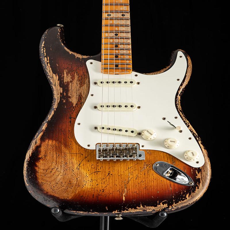 Fender Custom Shop Red Hot Stratocaster Super Heavy Relic Faded Chocolate 3-Tone Sunburst