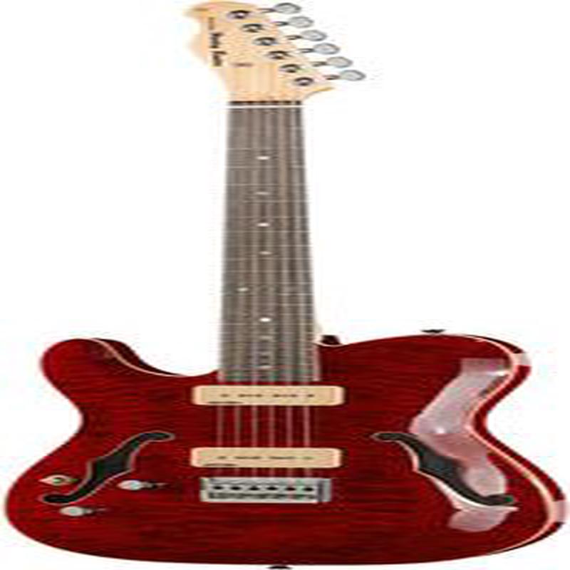 Harley Benton TE-90QM LH Trans Red