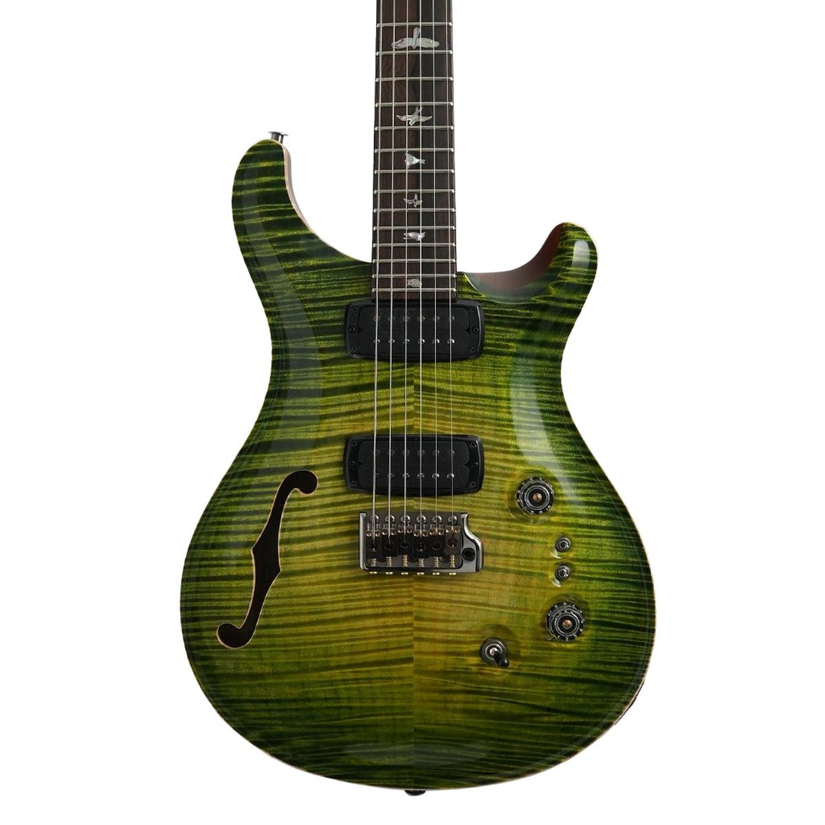 PRS Private Stock 11603 Custom 24-08 Semi-Hollow Electric Guitar - Rainforest Glow