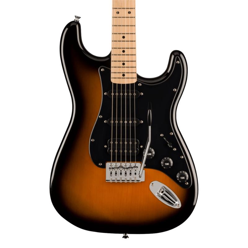 Squier FSR Squier Sonic Stratocaster HSS Electric Guitar - 2-Color Sunburst, Maple Fingerboard