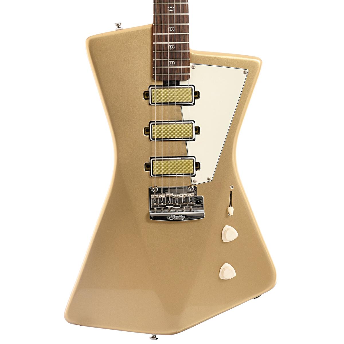 Sterling by Music Man St. Vincent Goldie Electric Guitar, Cashmere