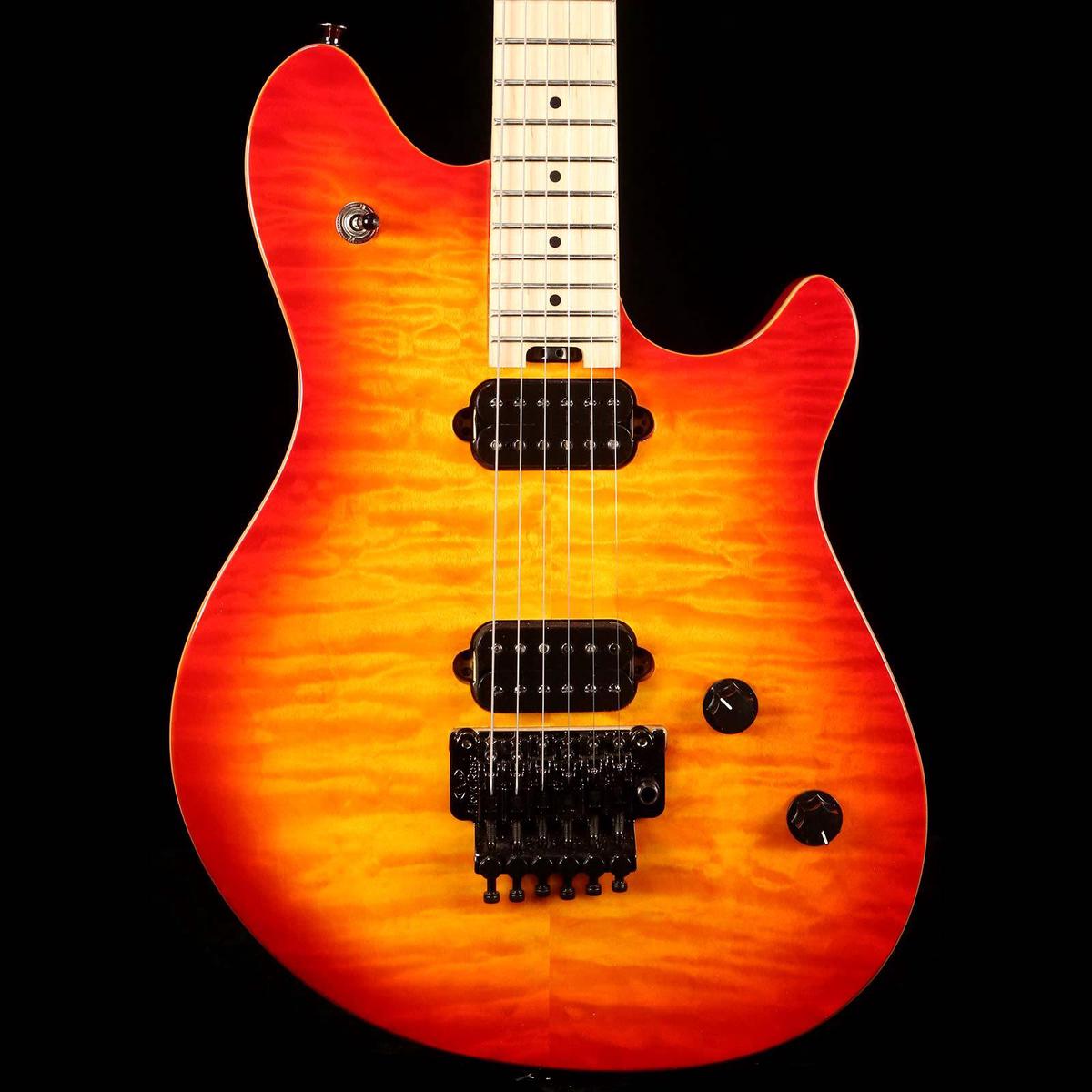 EVH Wolfgang Standard Quilt Top Cherry Sunburst Used