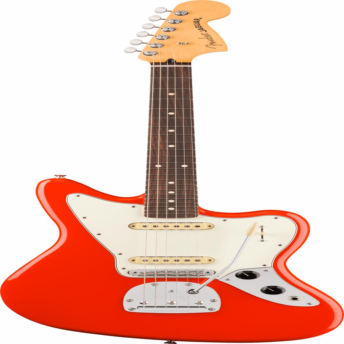 Fender PLAYER II JAGUAR Electric Guitar (Coral Red)