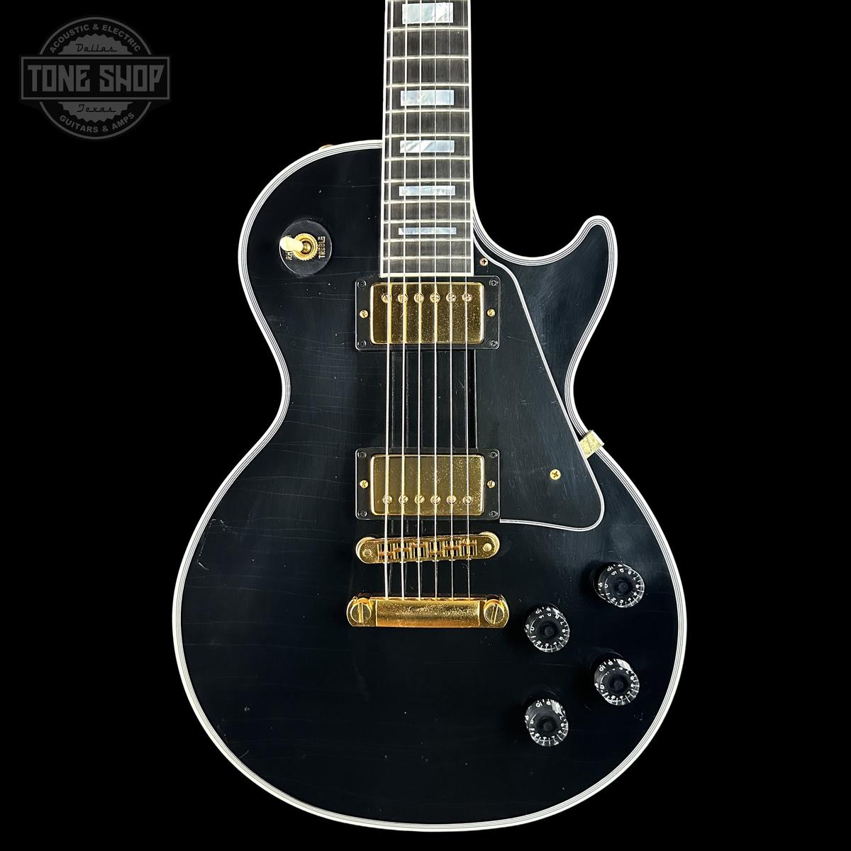 Gibson Custom Dealer Select Les Paul Custom Ebony Ultra Light Aged w/case CS502621
