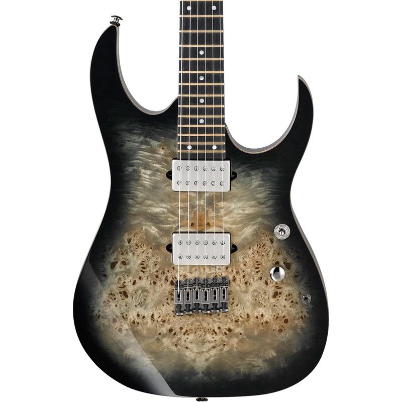 Ibanez Premium RG1121PB Guitar w/ Dimarzio Pickups - Charcoal Black Burst