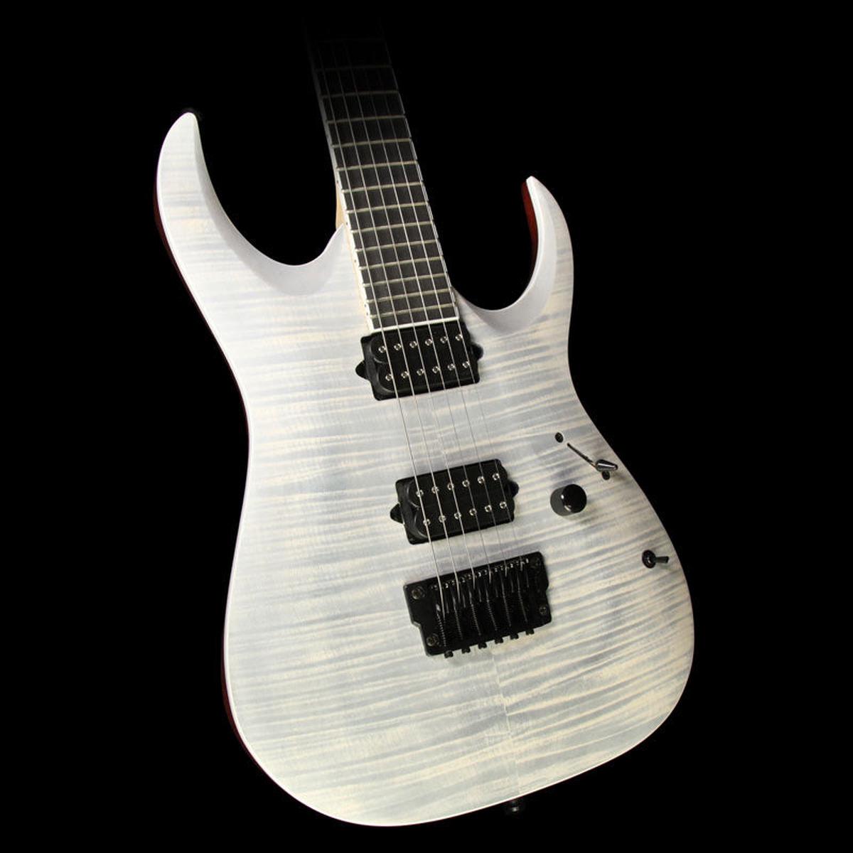Ibanez RGAIX6FM Iron Label White Frost Flat