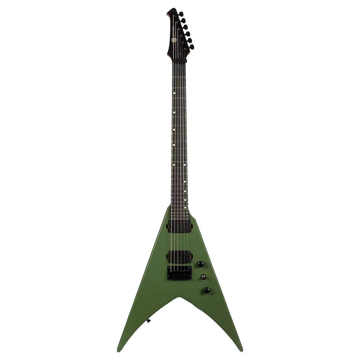 Spira V-400-MGR Electric Guitar Satin Green