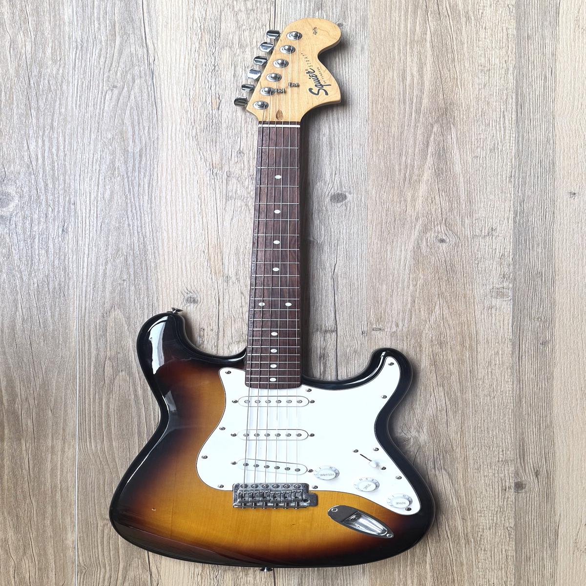 Squier Affinity Strat 20th Anniversary Brown Sunburst 2001