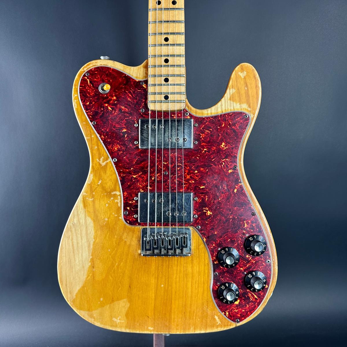 Vintage 1977 Fender Telecaster Deluxe Natural w/Non-Original Case TSU22958
