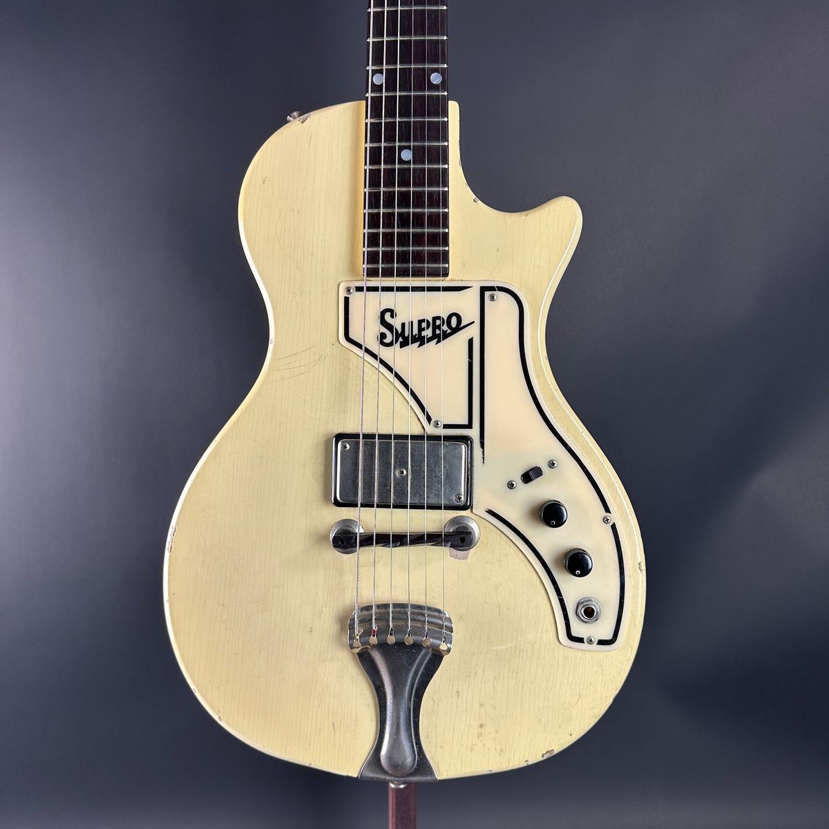 Vintage Supro Thunderstick White w/case TSU23276