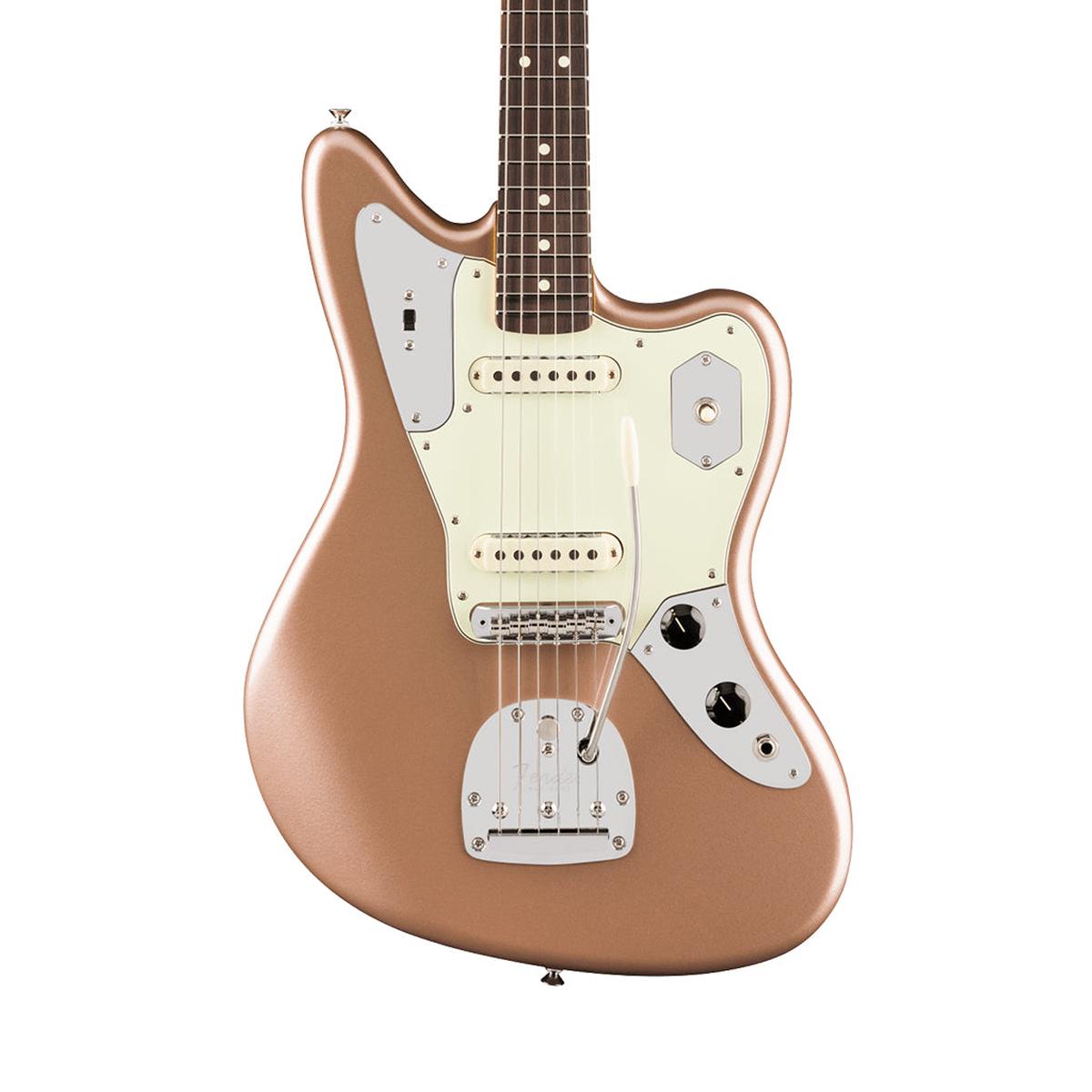 Fender American Professional Classic Jaguar - Faded Firemist Gold, Rosewood Fingerboard