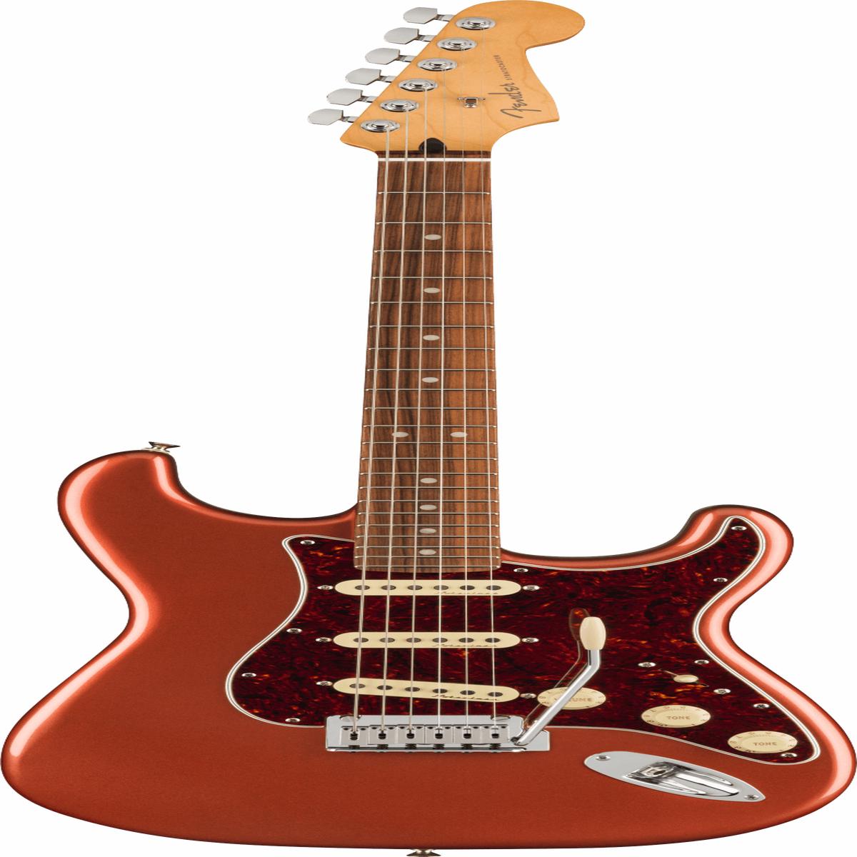 Fender Player Plus Stratocaster, Pau Ferro Fingerboard, Aged Candy Apple Red
