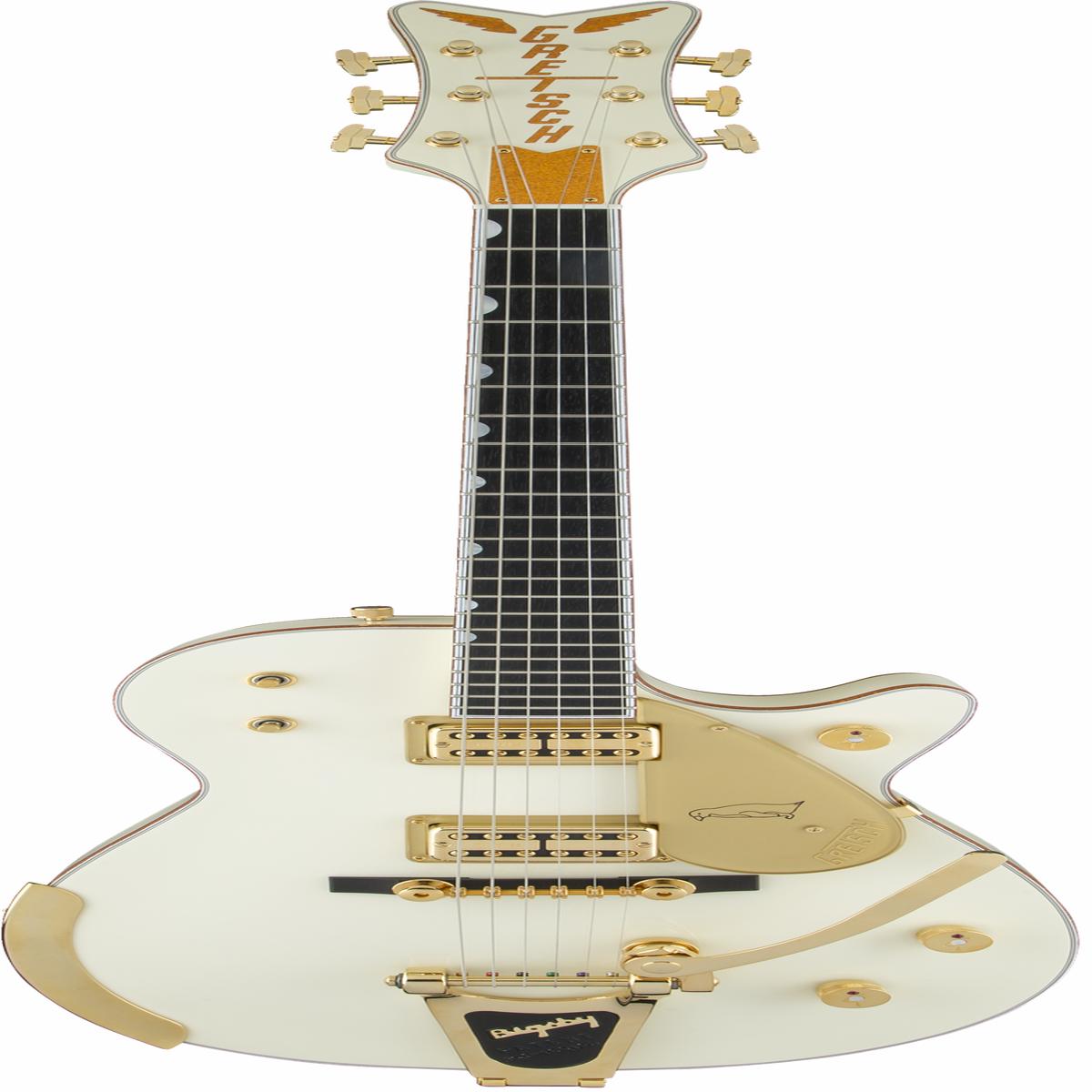 Gretsch G6134T-58 Vintage Select 58 Penguin with Bigsby, TV Jones, Vintage White