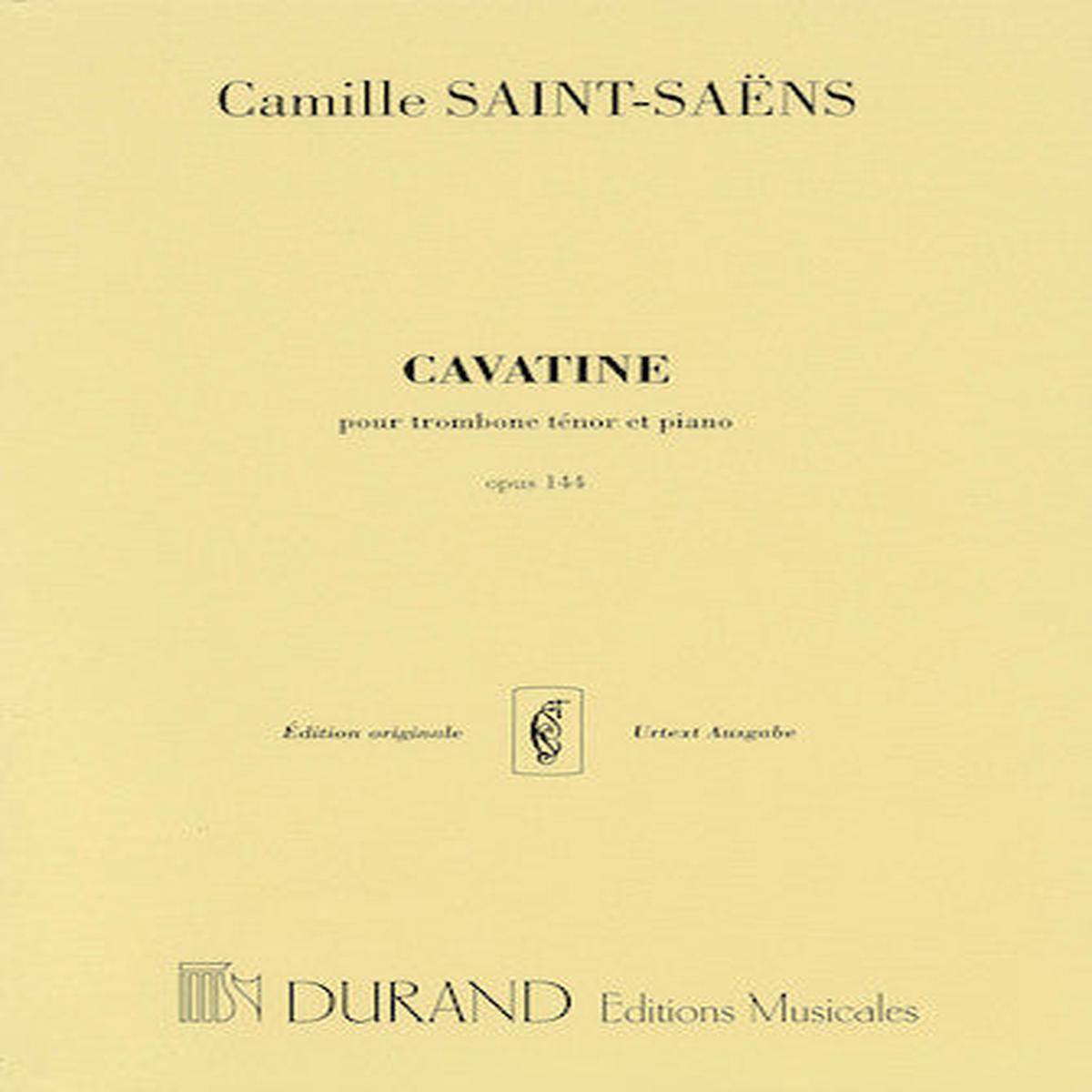 Saint-Saens Cavatine, op. 144 for Trombone and Piano