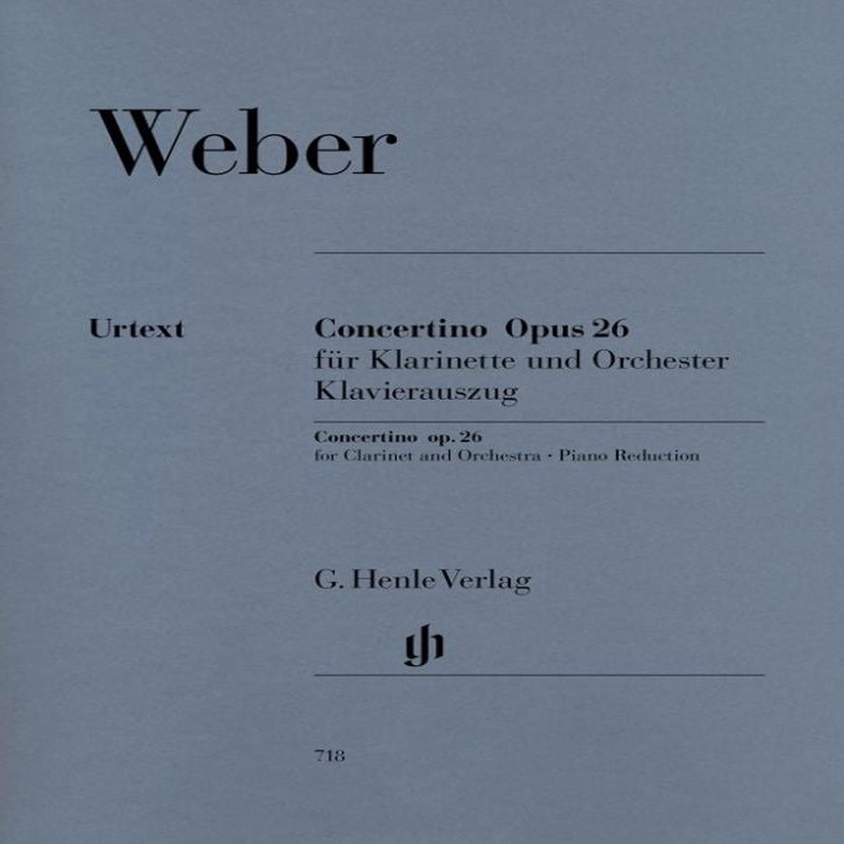 Weber: Concertino op. 26 for Clarinet and Orchestra