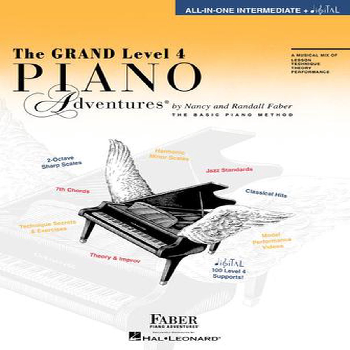 The Grand Level 4 Piano Adventures All-in-One