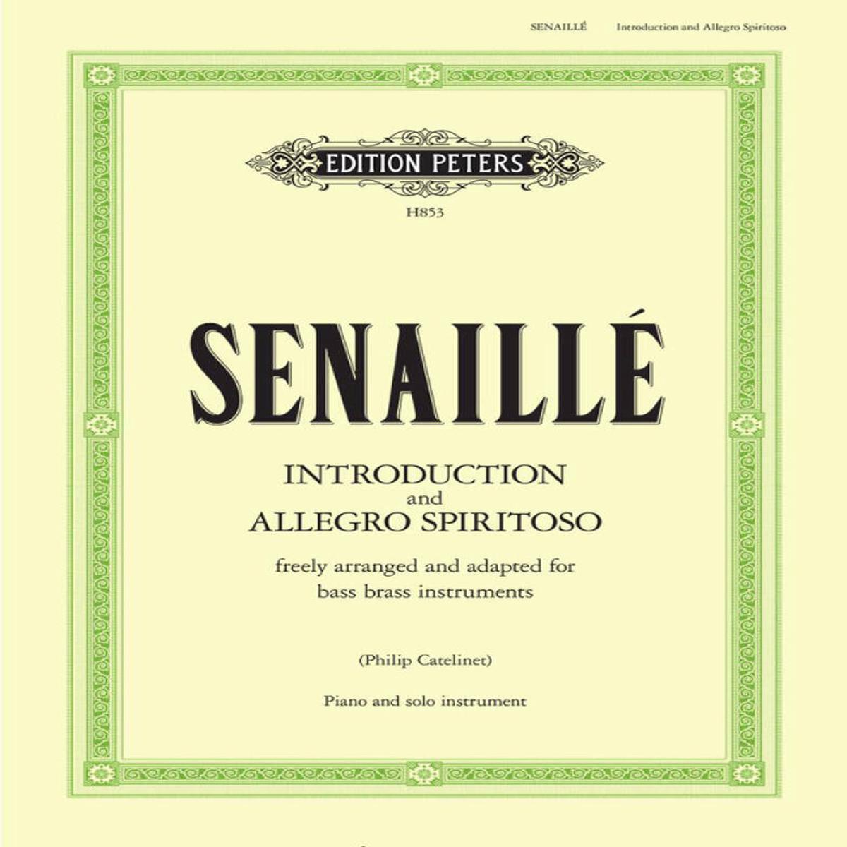 J B Senaille: Introduction and Allegro Spiritoso (for Tuba/Trombone and Piano)
