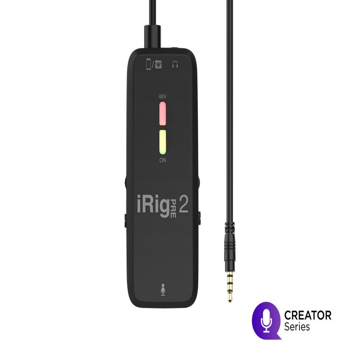 IK Multimedia iRig Pre 2 - XLR Microphone Interface for iPhone, iPad, Android and DSLR camera