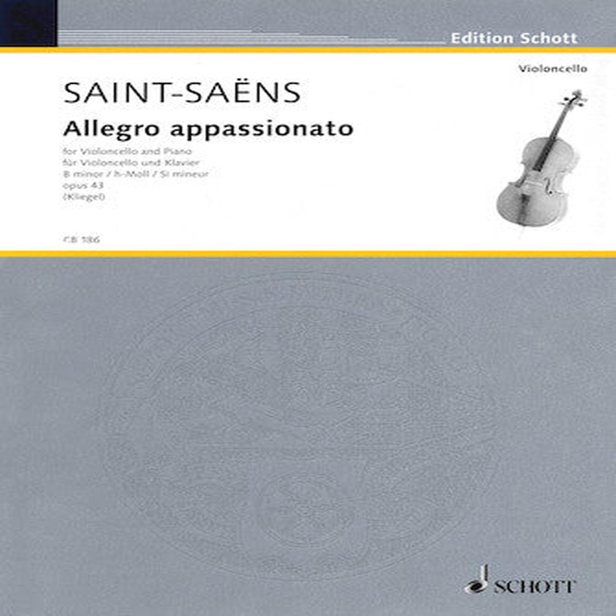 SAINT-SAENS ALLEGRO OP43 CELLO
