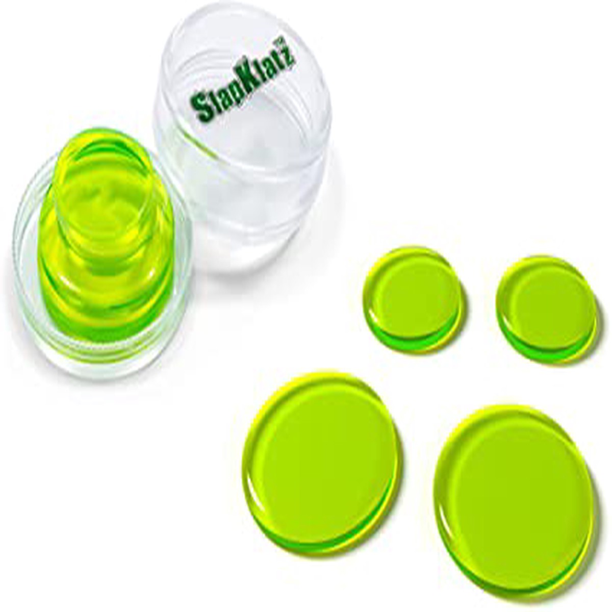 SLAPKLATZ 4-pc Damper Gels (Alien Green / Clear)