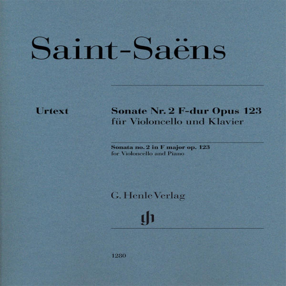 SAINT-SANS SONATA FOR VIOLONCELLO AND PIANO NO. 2 IN F MAJOR, OP. 123