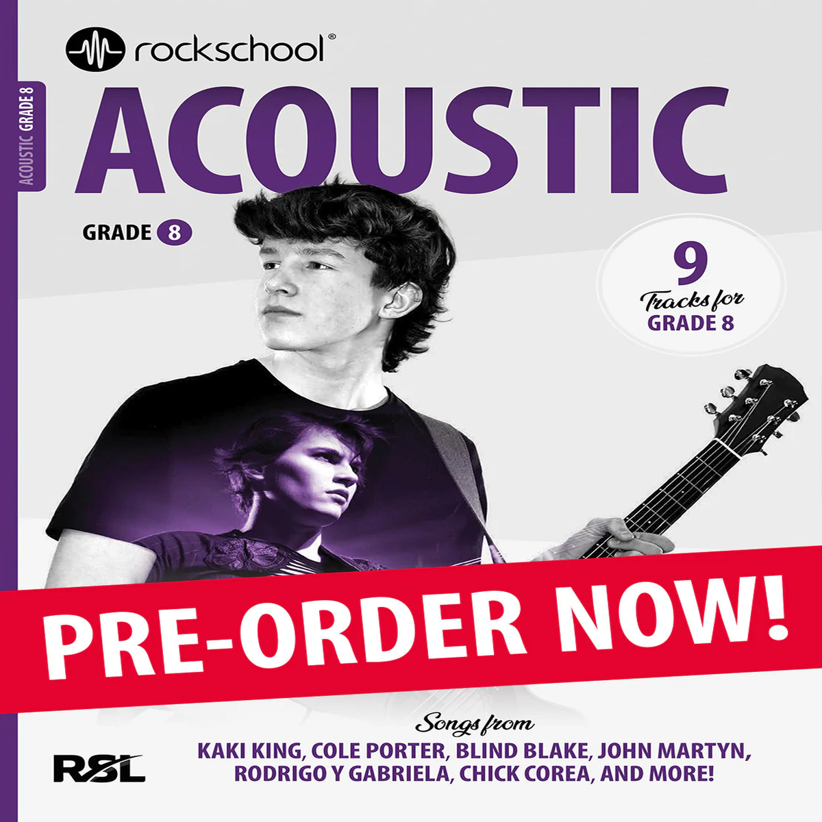 ( Pre-order) Rockschool Acoustic Guitar Grade 8 (2026)