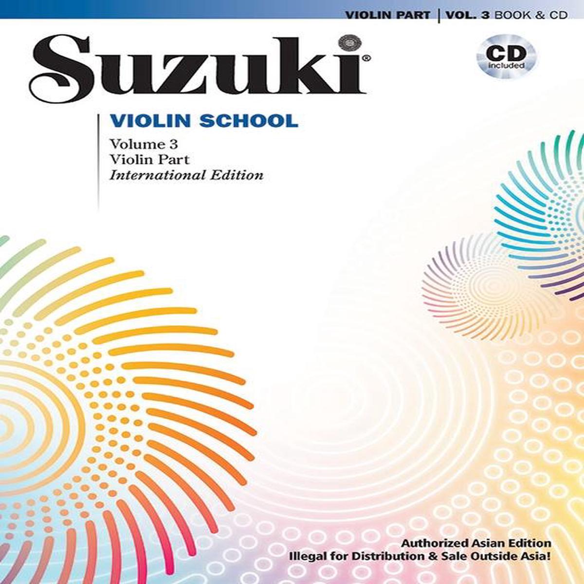 Suzuki Violin School Volume 3 - Violin Part + CD ( Asian Edition )