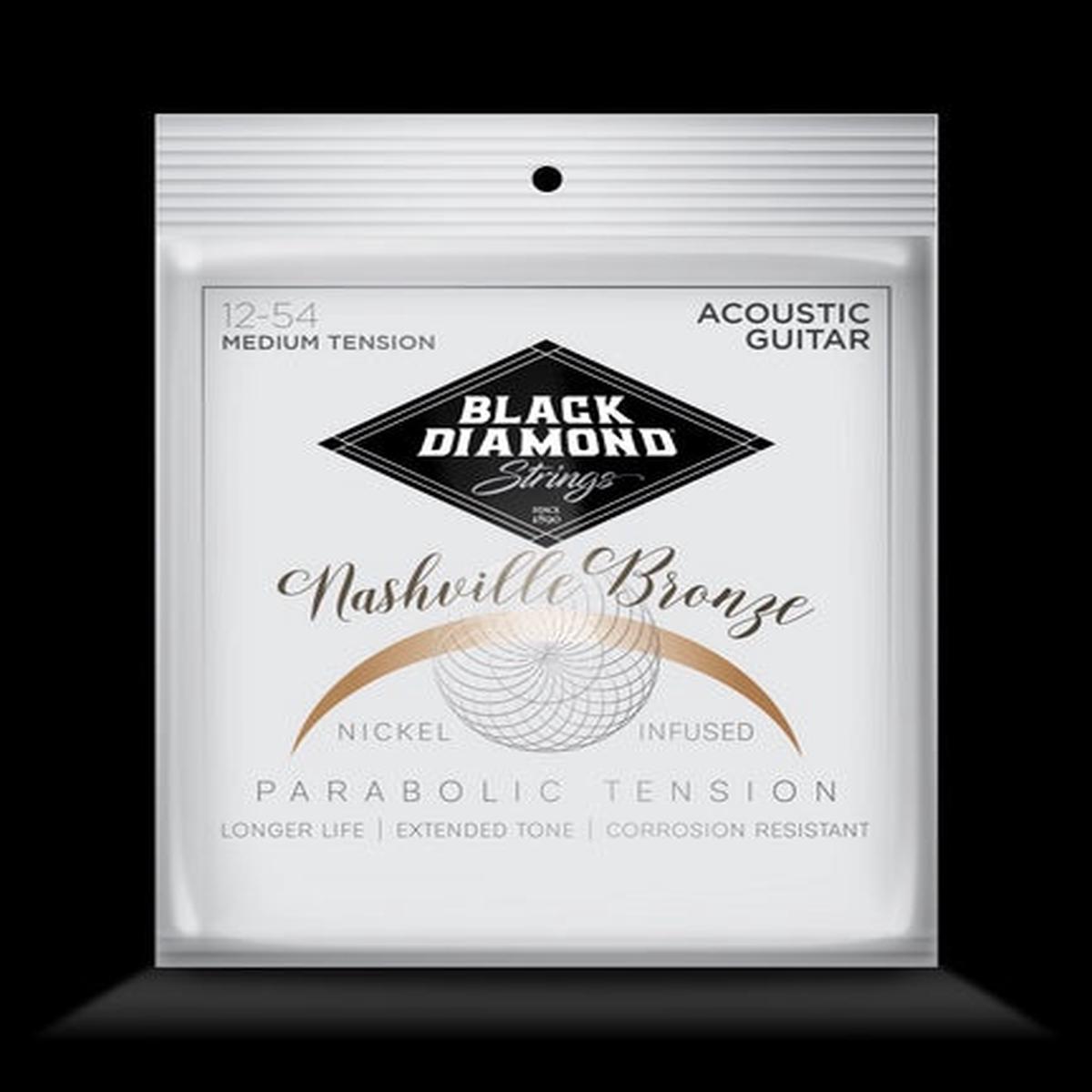 Black Diamond - Nashville Nickel Acoustic Strings - Medium