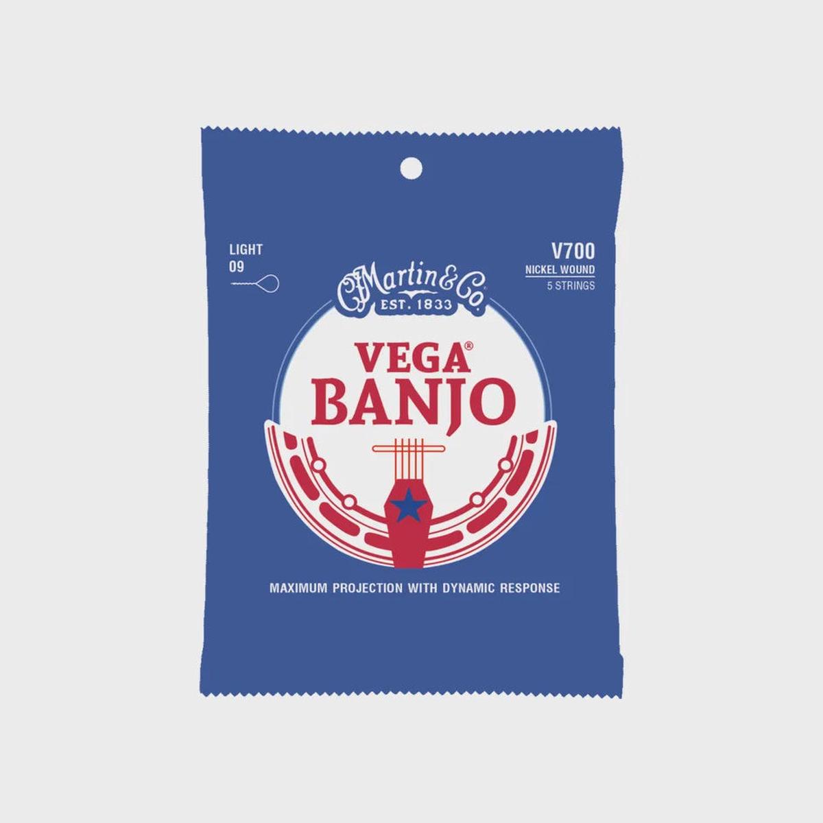 Martin - Vega 5-String Bango Strings - Light