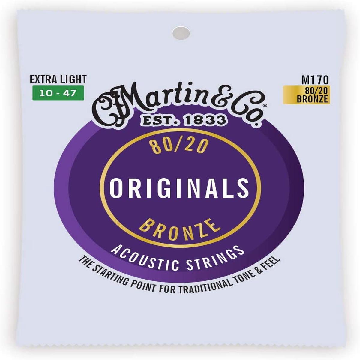 Martin - Original Acoustic Bronze Guitar Strings - 10/47