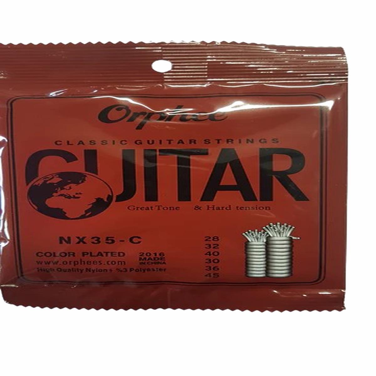 Orphee - Hard Tension Classical Guitar Strings - Black
