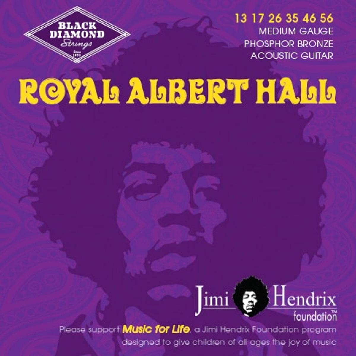 Black Diamond - Jimi Hendrix Phosphor Bronze Strings - Light (12/53)