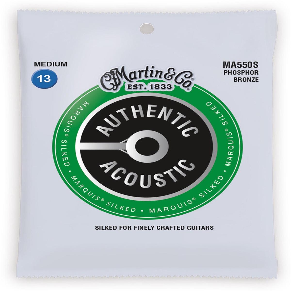 Martin - Marquis Silked Phosphor Bronze Guitar Strings - 13/56