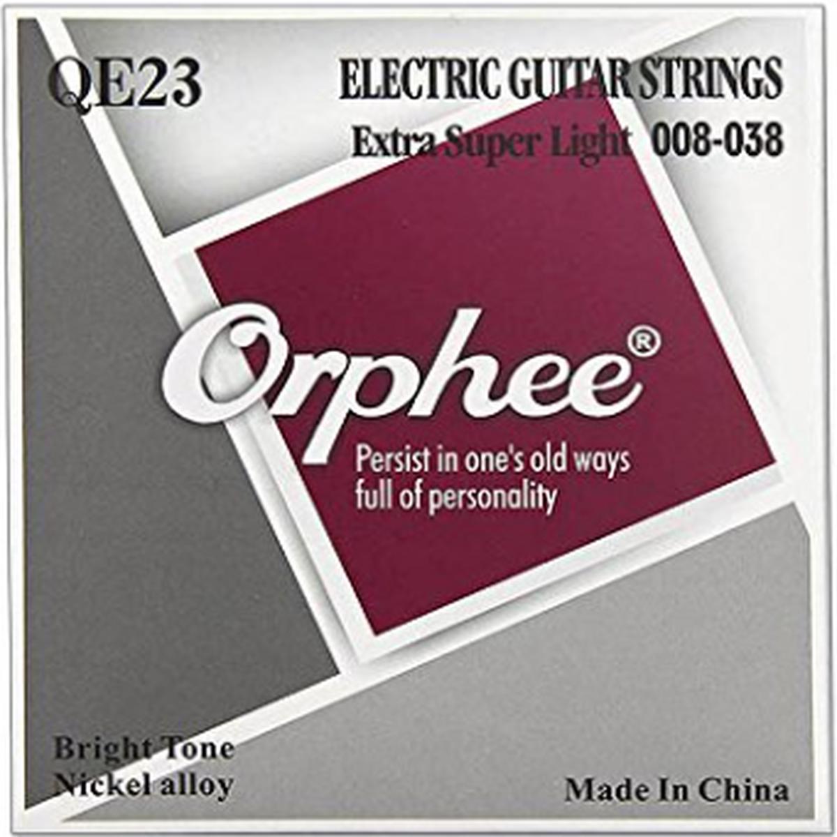 Orphee - Extra Super Light Electric Guitar Strings - 8/38