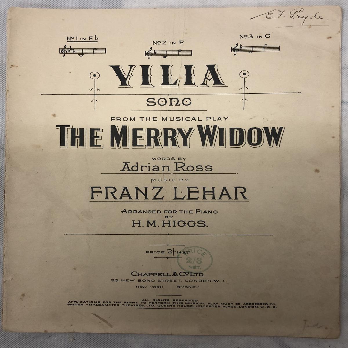 Vilia - from The Merry Window (Second Hand)