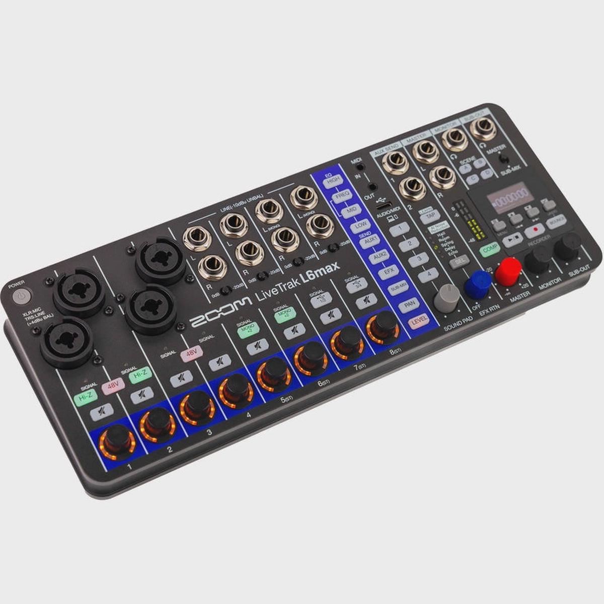 Zoom- L6MAX LiveTrak Mixer/Recorder - 12-Channel