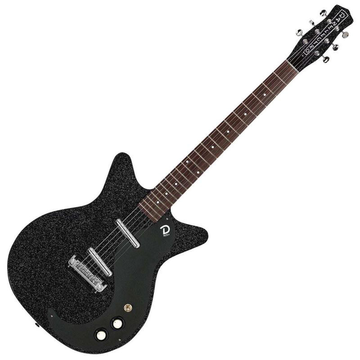 Danelectro Blackout 821759M NOS Electric Guitar Black Metalflake