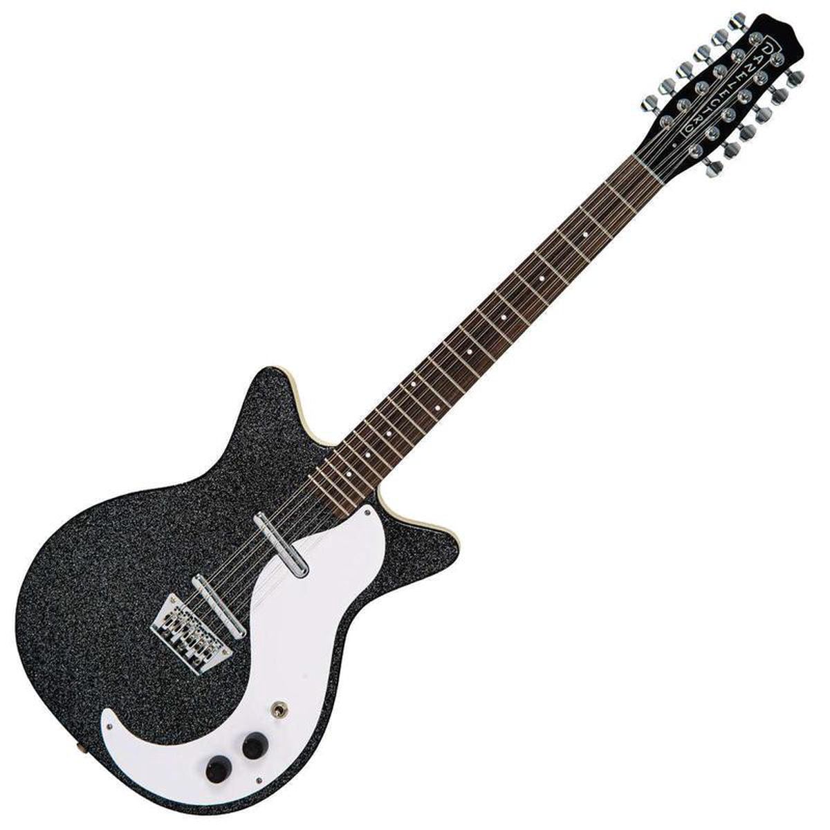 DANELECTRO 59DC 12-STRING GUITAR 8211 BLACK