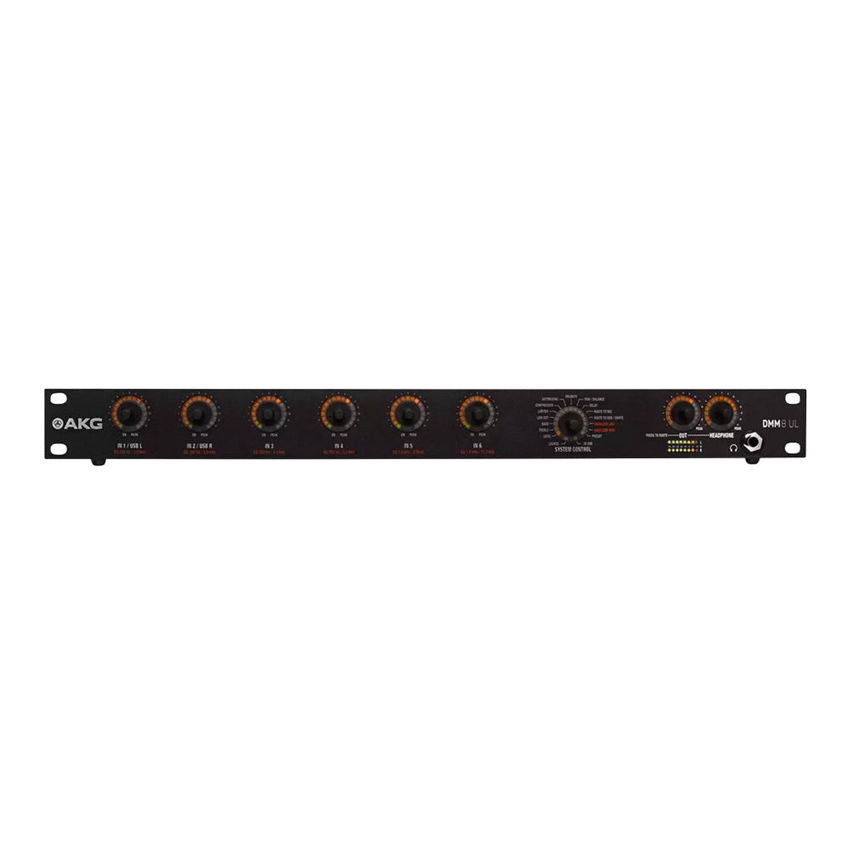 AKG DMM8UL Auto Mic Mix 6 CH MicLine Input LAN