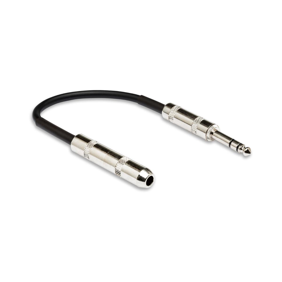 Hosa Technology 14 in TRS to 14 in TSF Insert Direct-out Adapter Cable 6in