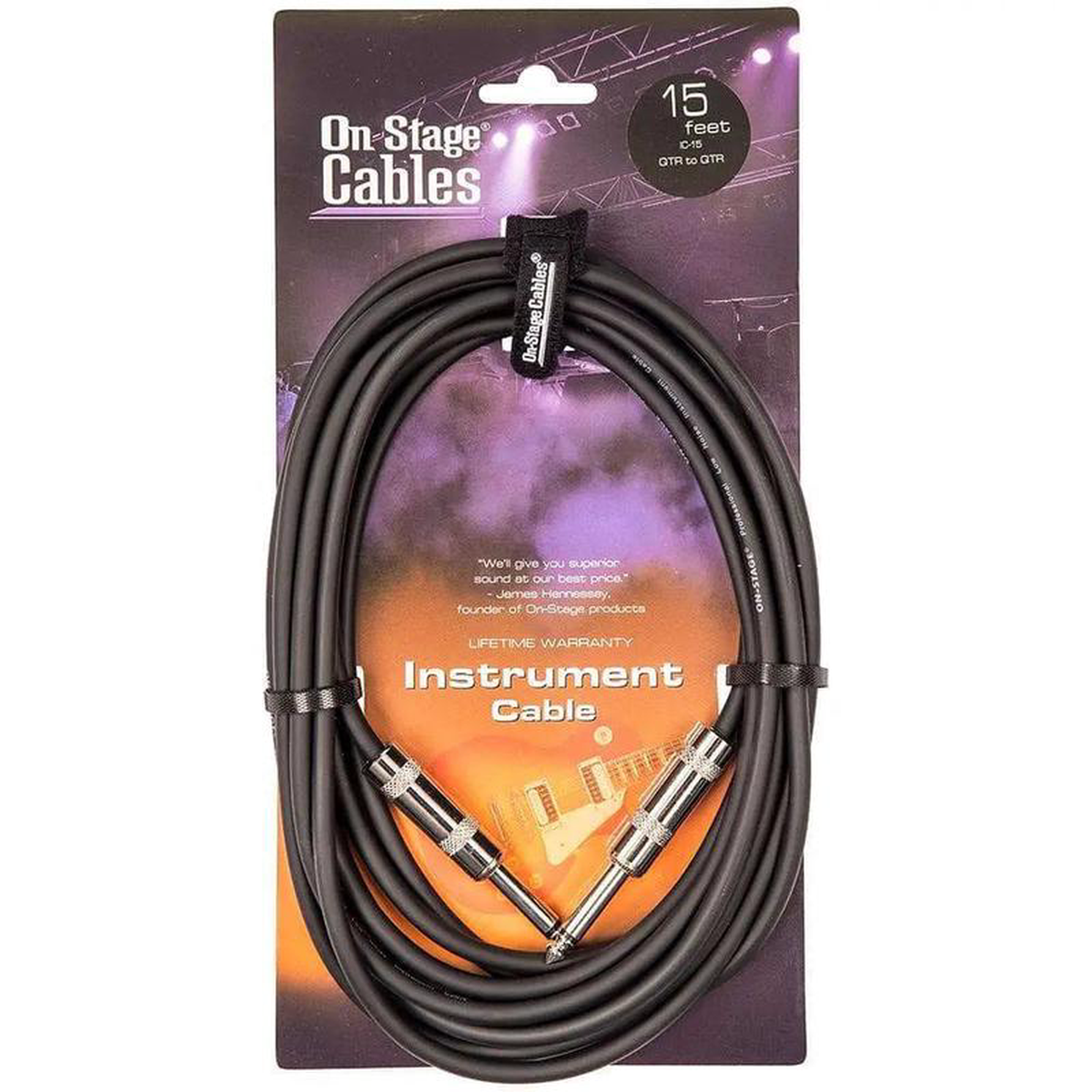 On-Stage Instrument Cable 15ft45m