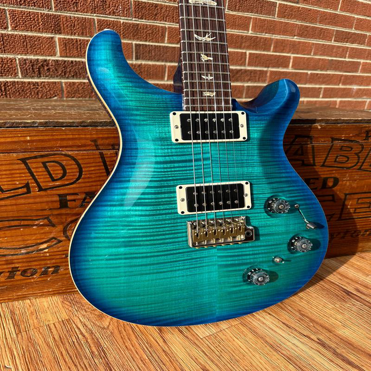2013 PRS 10-Top P22 Makena Blue w Piezo Pickup 038 Tremolo Custom 22