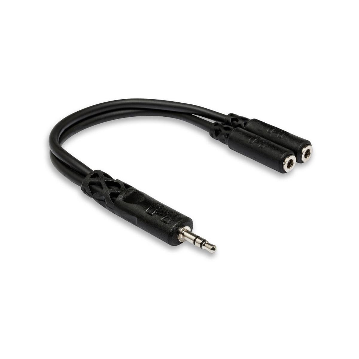 Hosa Technology 35 mm TRS to Dual 35 mm TRSF Y Cable