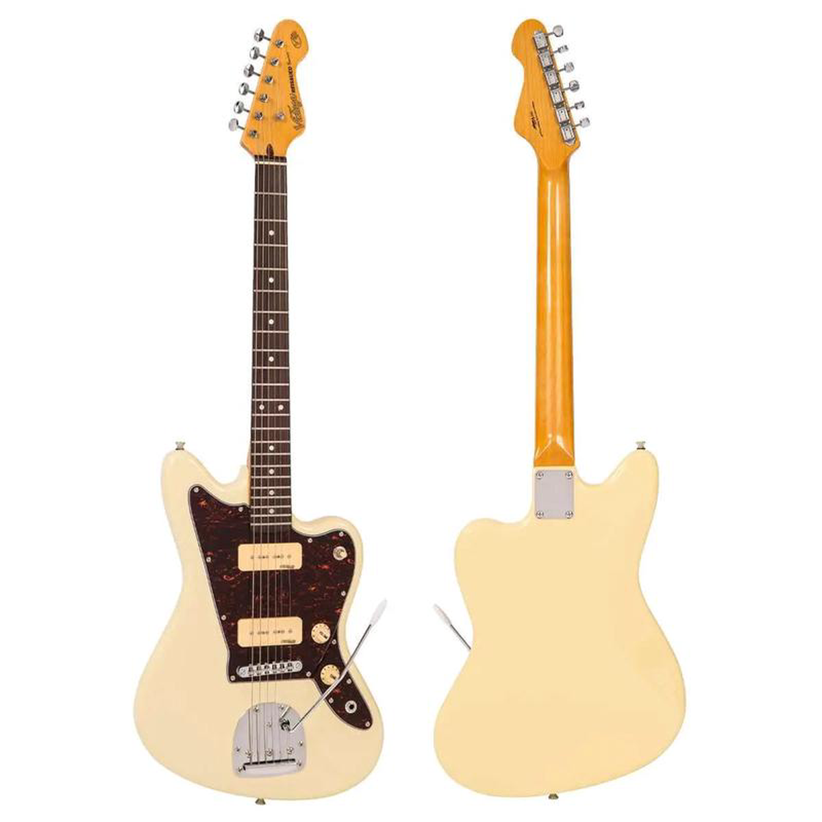 Vintage V65 VVW ReIssued Vibrato Electric Guitar Vintage White