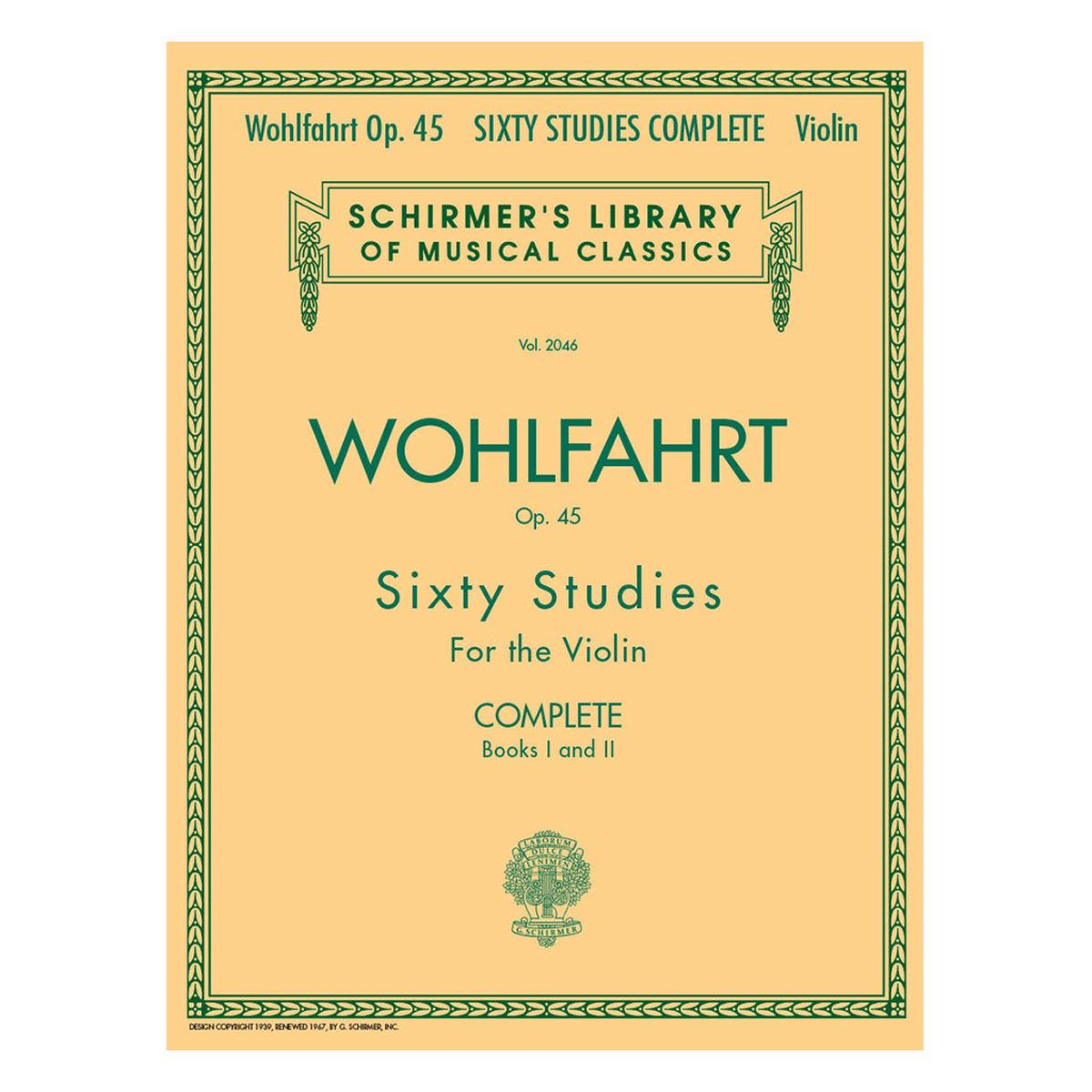 Wohlfahrt - 60 Studies OP45 Violin Complete book 1 2